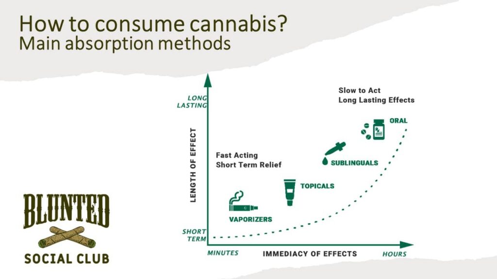 Main methods of administration of Cannabis - Blunted Social Club